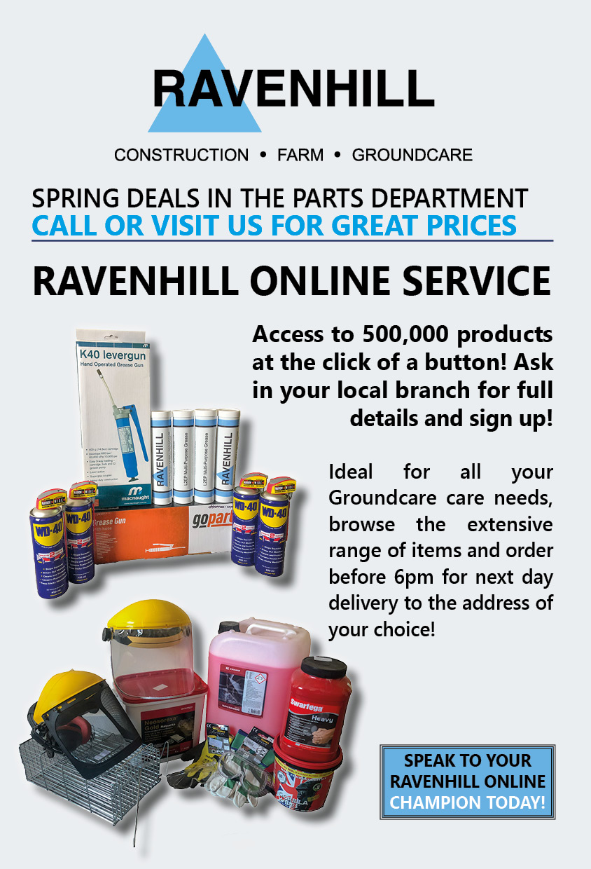 Ravenhill Groundcare Parts Insert May 2019
